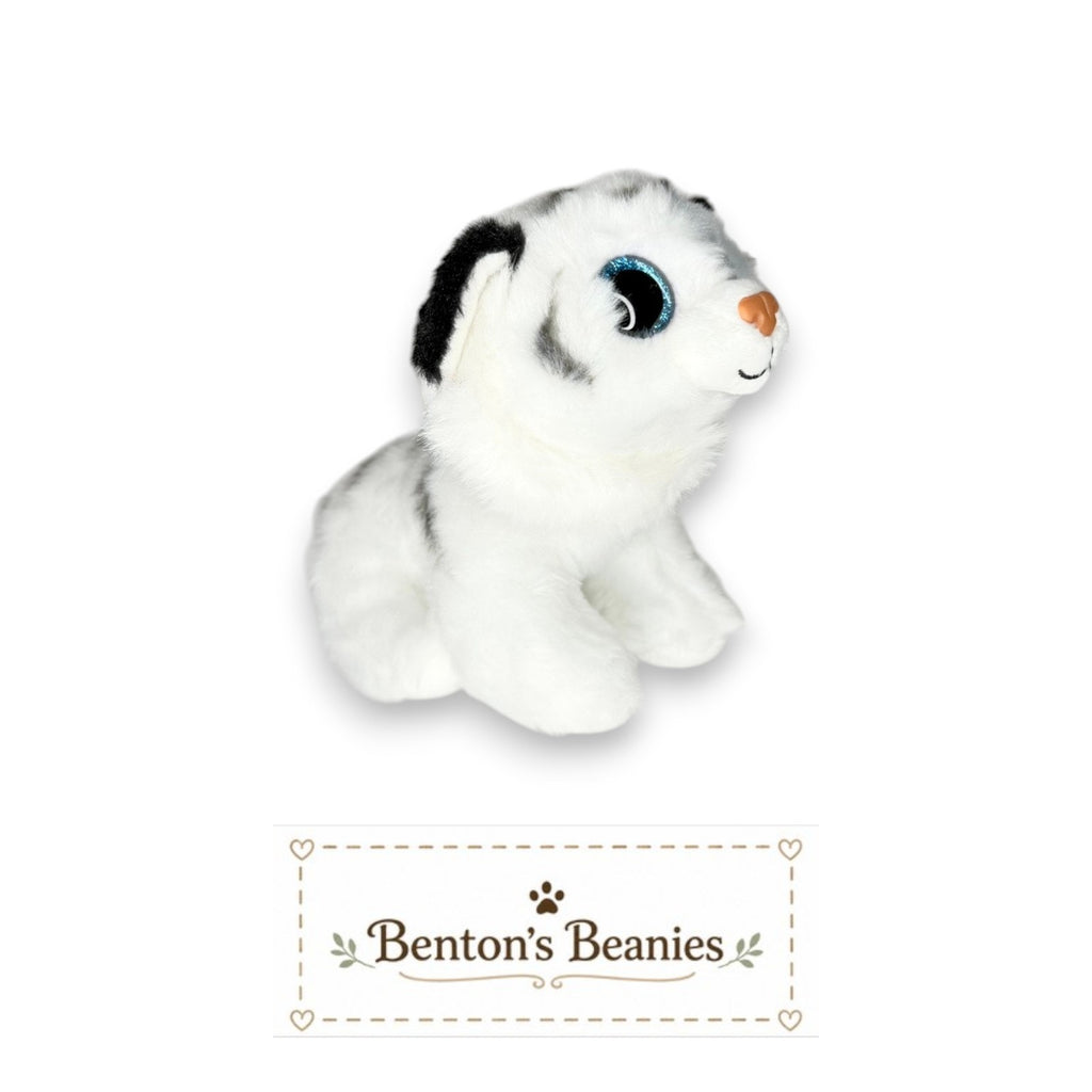 Tundra the White Tiger TY Beanie Baby | Mint Heart Tush Tag