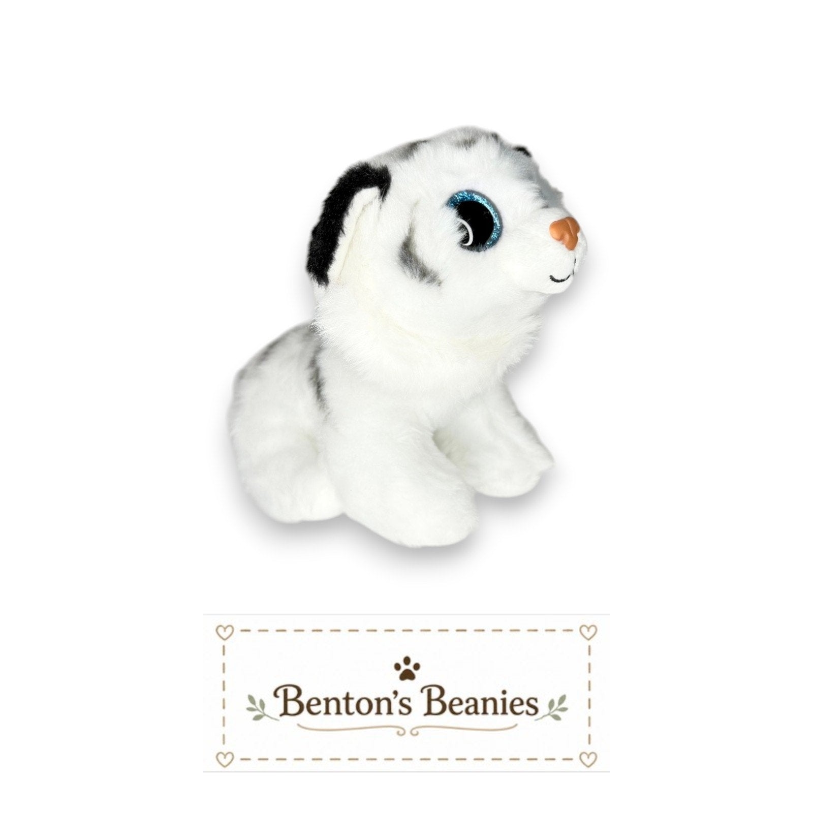 Tundra the White Tiger TY Beanie Baby | Mint Heart Tush Tag