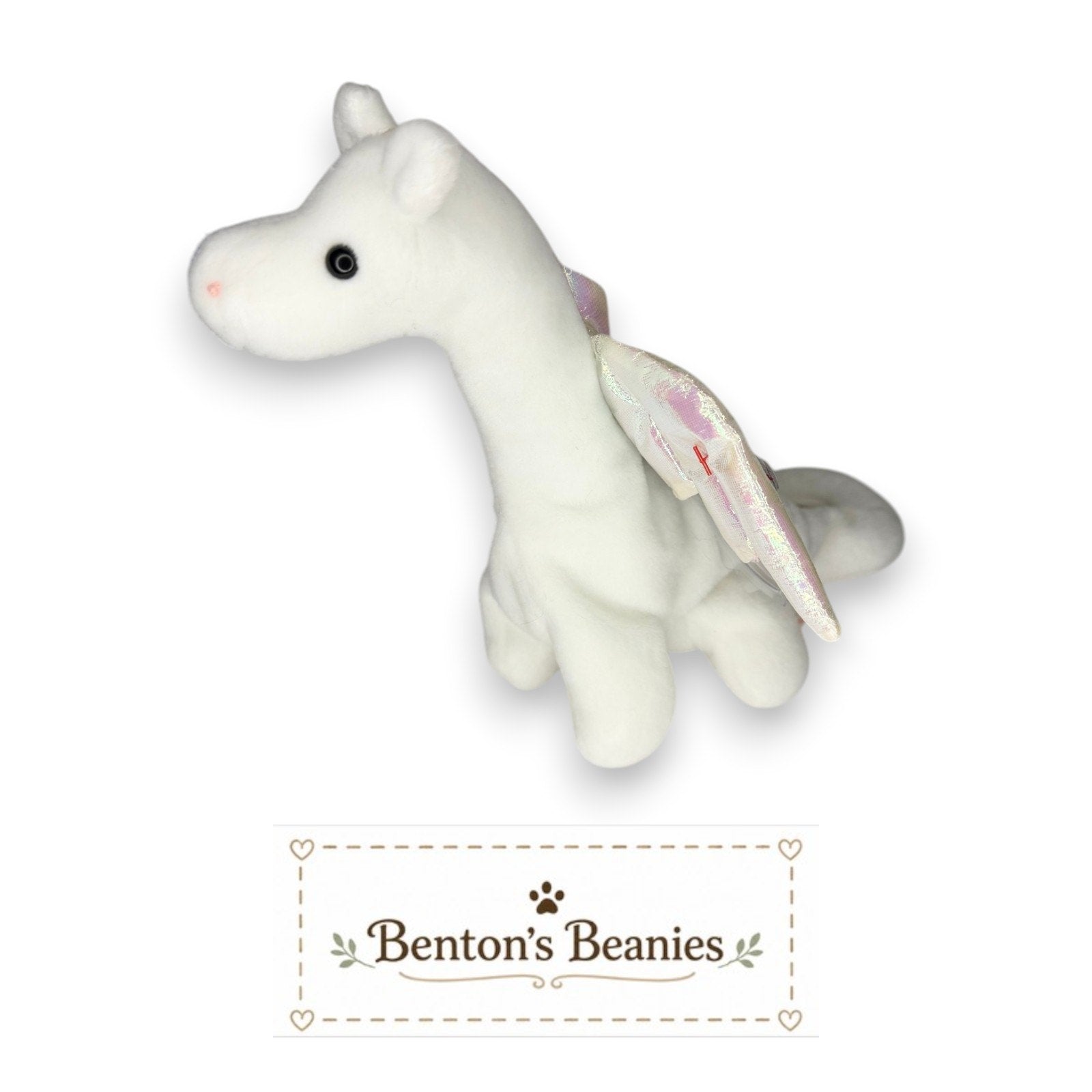 Magic the Dragon TY Beanie Baby | Mint Heart & Tush Tag