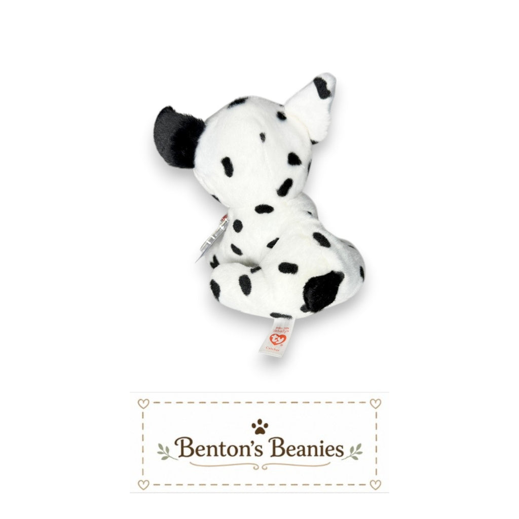 Catcher the Dalmation TY Beanie Baby | Mint Heart & Tush Tag