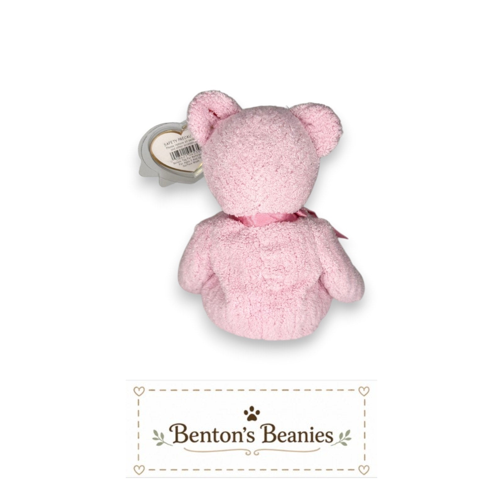 It's a Girl the Bear TY Beanie Baby | Mint Heart & Tush Tag
