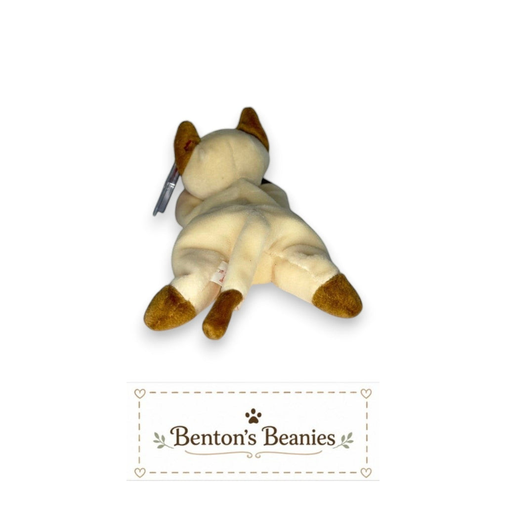 Snip the Siamese Cat TY Beanie Baby | Mint Heart & Tush Tag
