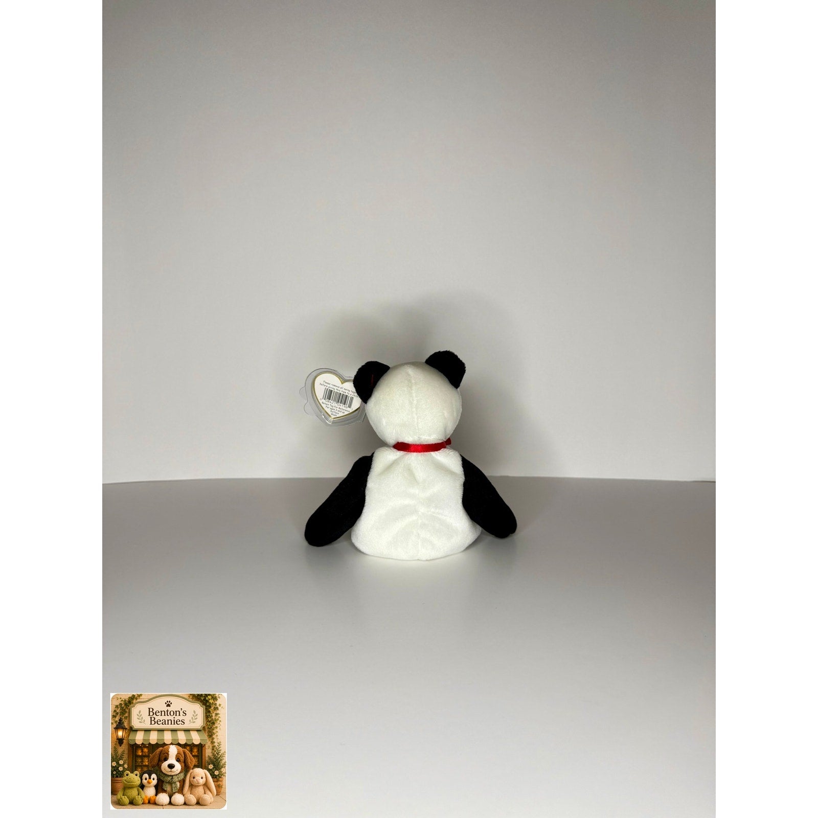 Fortune the Bear TY Beanie Baby | Mint Heart & Tush Tag