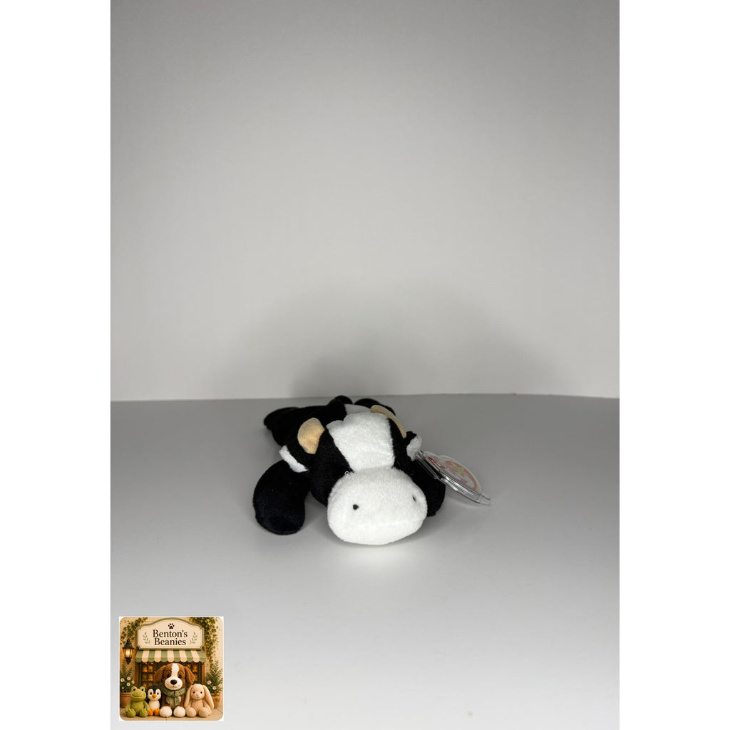 Daisy the Cow TY Beanie Baby | Mint Heart/Tush Tag