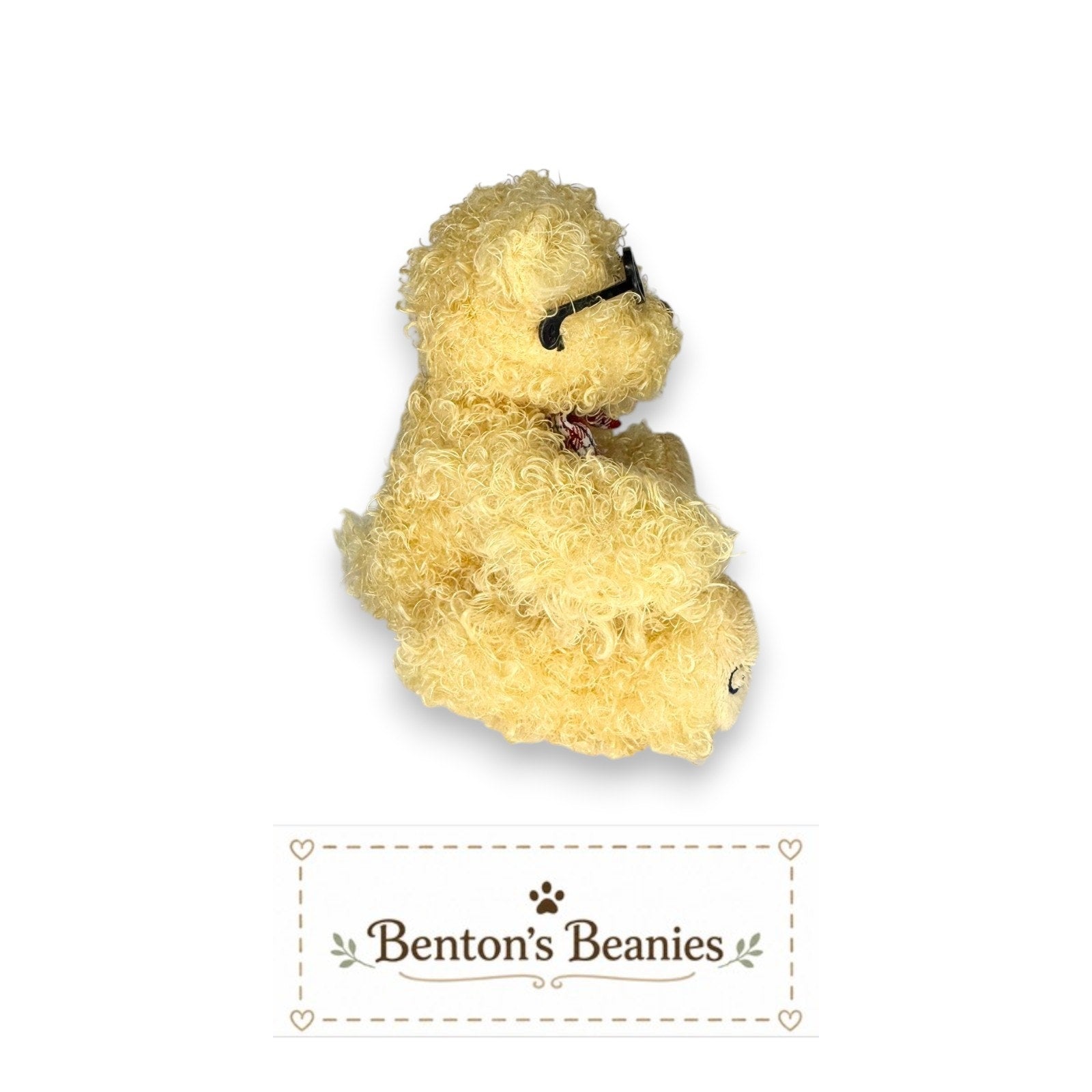 Dear Grandpa the Bear TY Beanie Baby | Mint Heart & Tush Tag