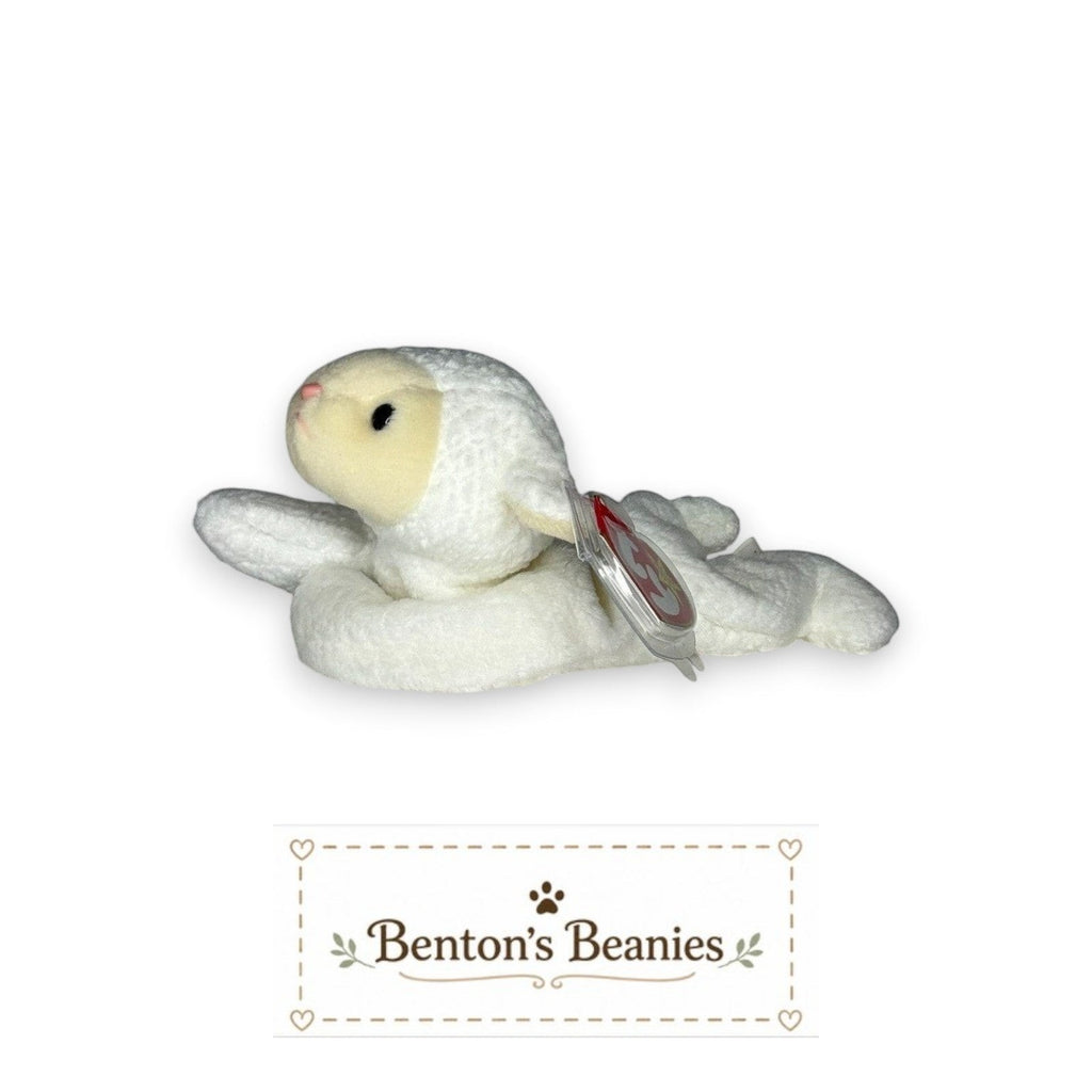 Fleece the Lamb TY Beanie Baby | Mint Heart & Tush Tag