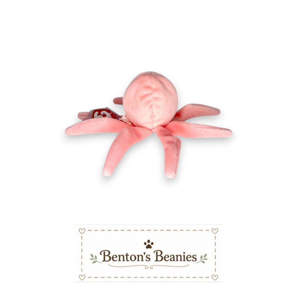 Inky the Octopus TY Beanie Baby | Mint Heart/Tush Tag