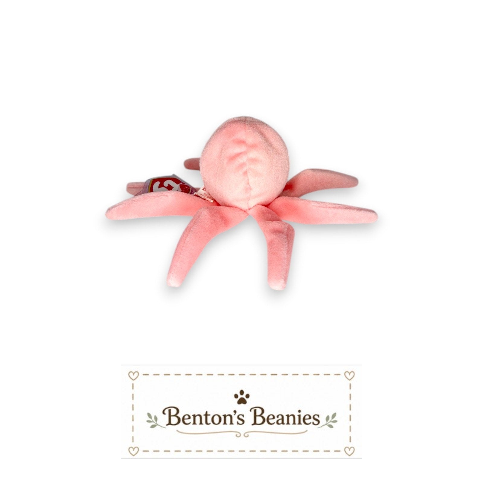 Inky the Octopus TY Beanie Baby | Mint Heart/Tush Tag