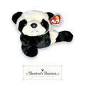 Peking the Panda Bear TY Beanie Buddies | Mint Heart/Tush Tags