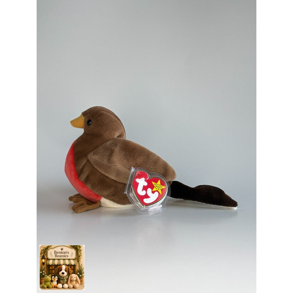 Early the Robin TY Beanie Baby | Mint Heart & Tush Tag