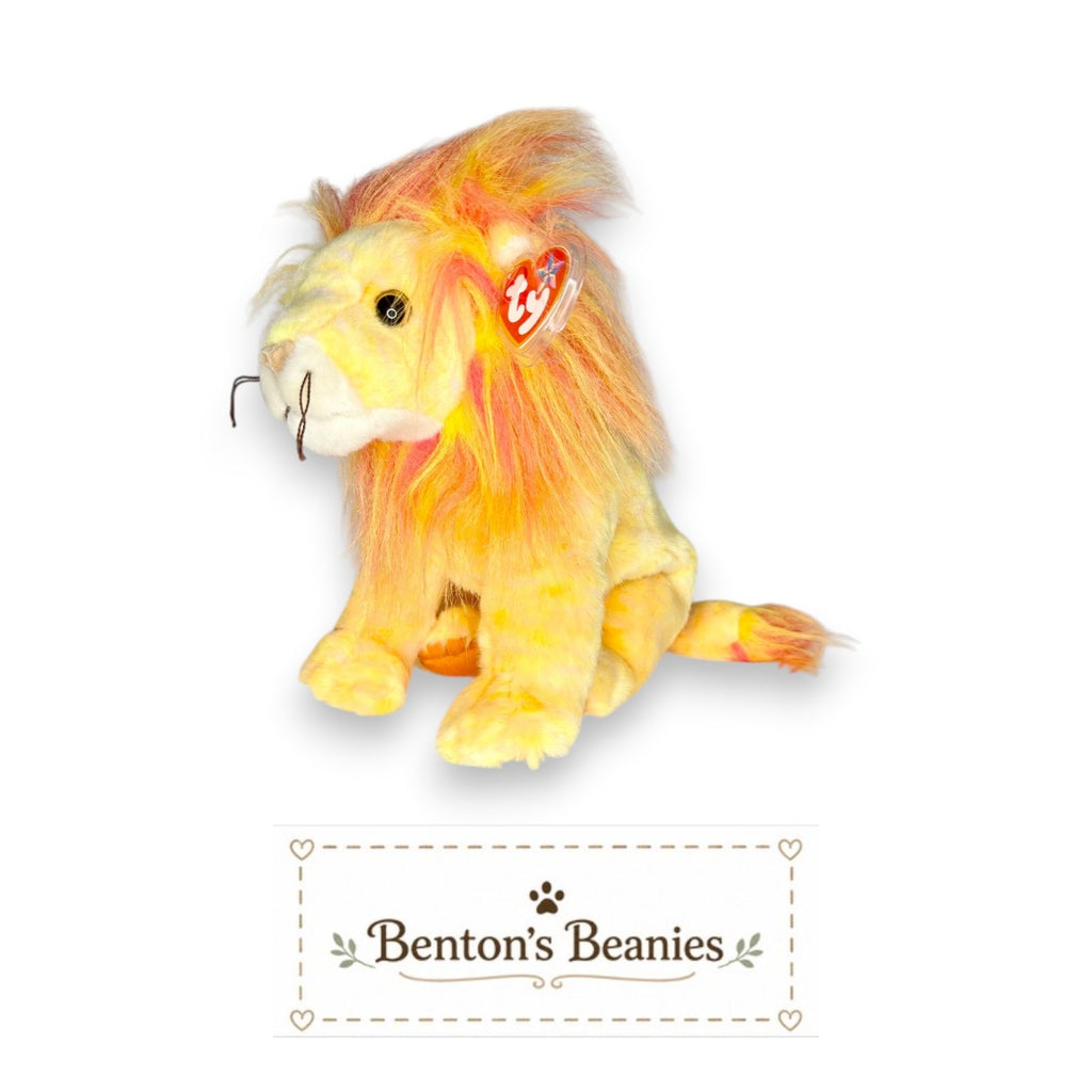 Bushy the Lion Beanie Buddies | Mint Tag