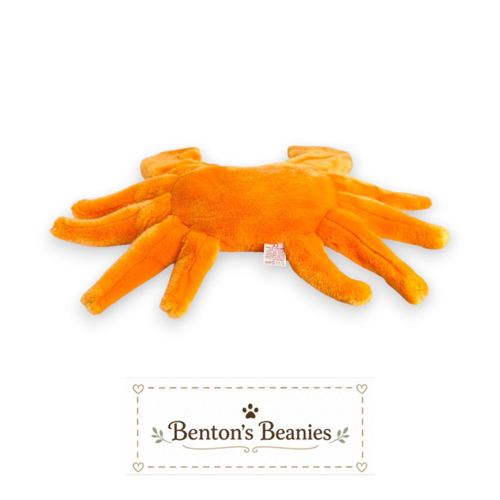 Digger the Crab TY Beanie Buddies | Mint Heart & Tush Tags