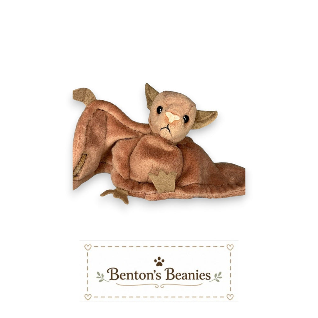 Batty the Bat TY Beanie Baby | Mint Heart & Tush Tag