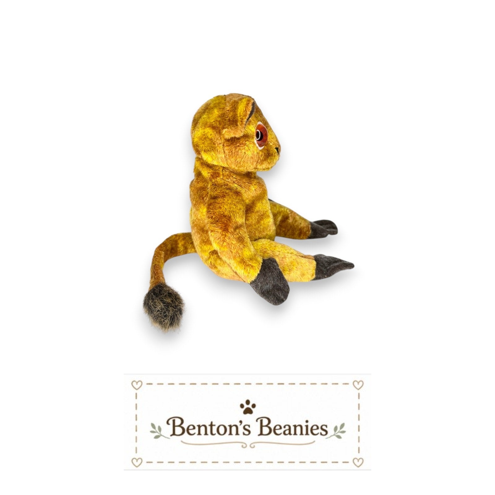Gizmo the Lemur TY Beanie Baby | Mint Heart & Tush Tag