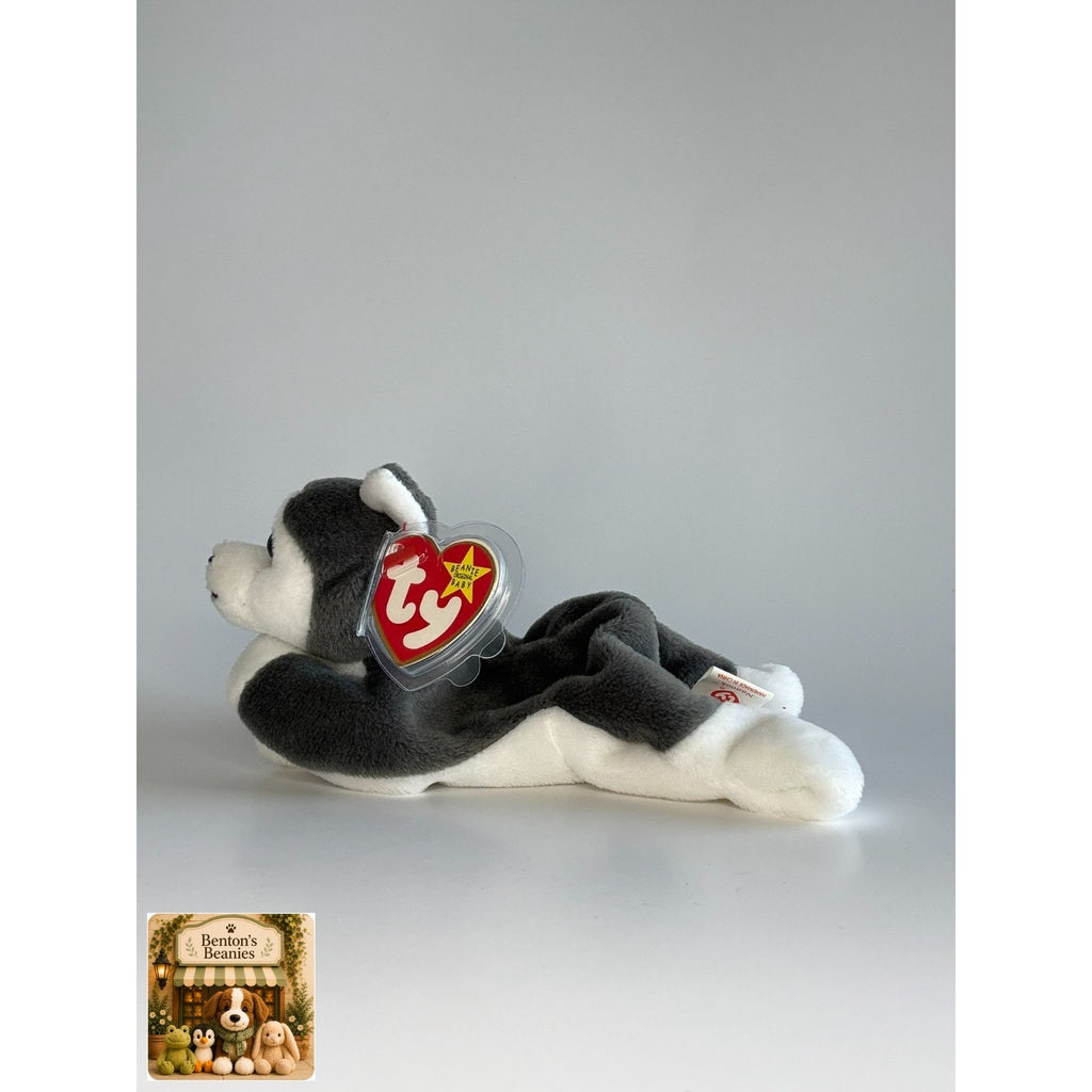 Nanook the Dog TY Beanie Baby | Mint Heart & Tush Tag