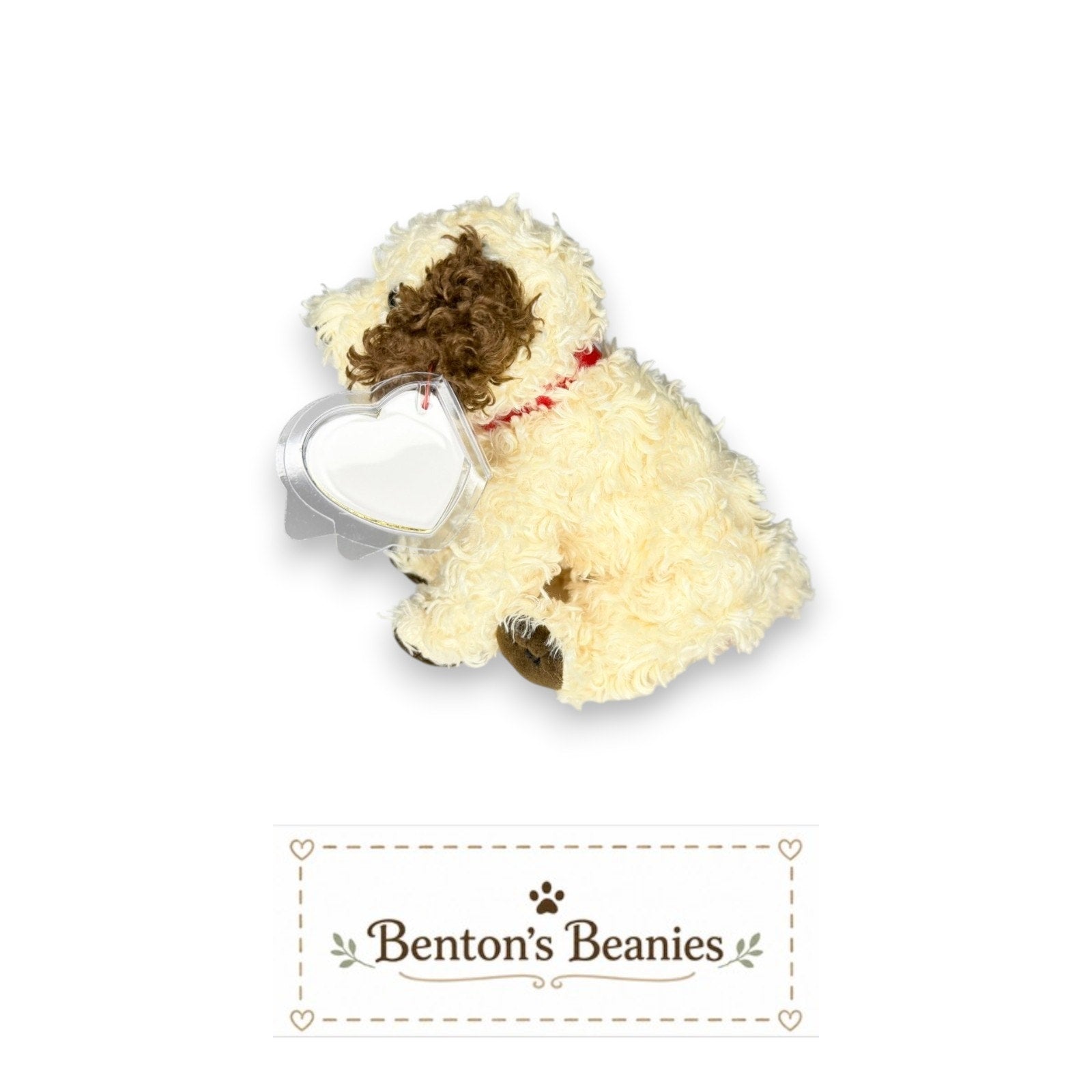 Sneakers the Dog TY Beanie Baby | Mint Heart & Tush Tag