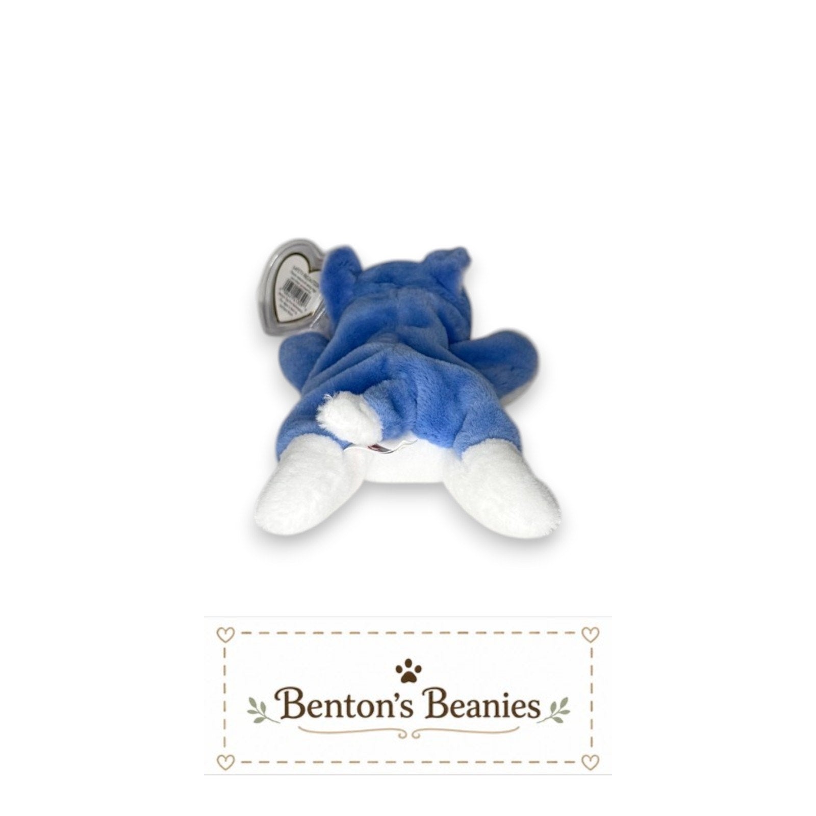Nanook II the Husky TY Beanie Baby | Mint Heart & Tush Tag
