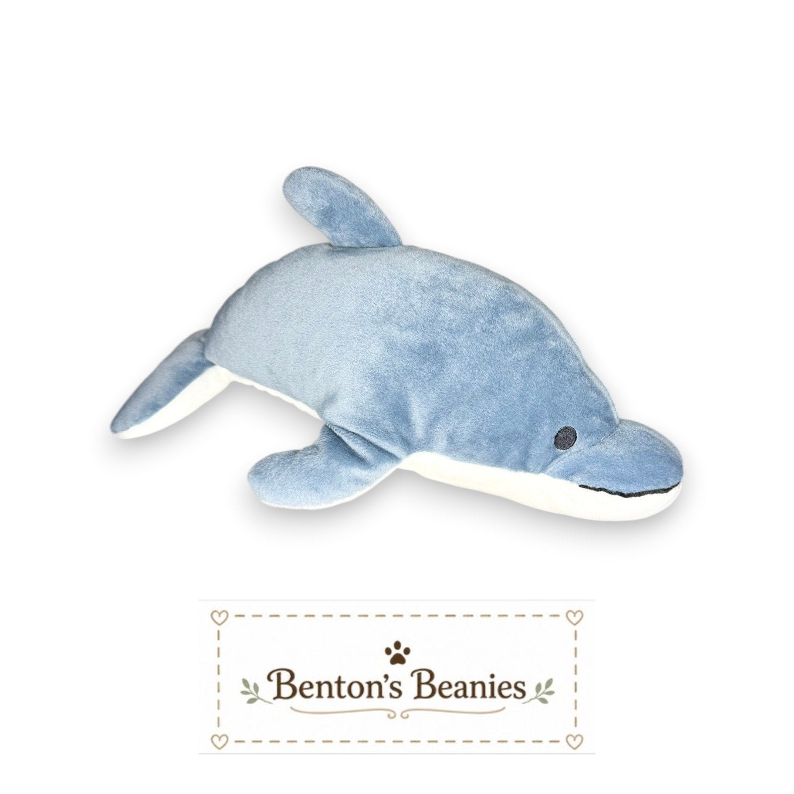 Glide the Dolphin TY Pillow Pal | Mint Heart & Tush Tag