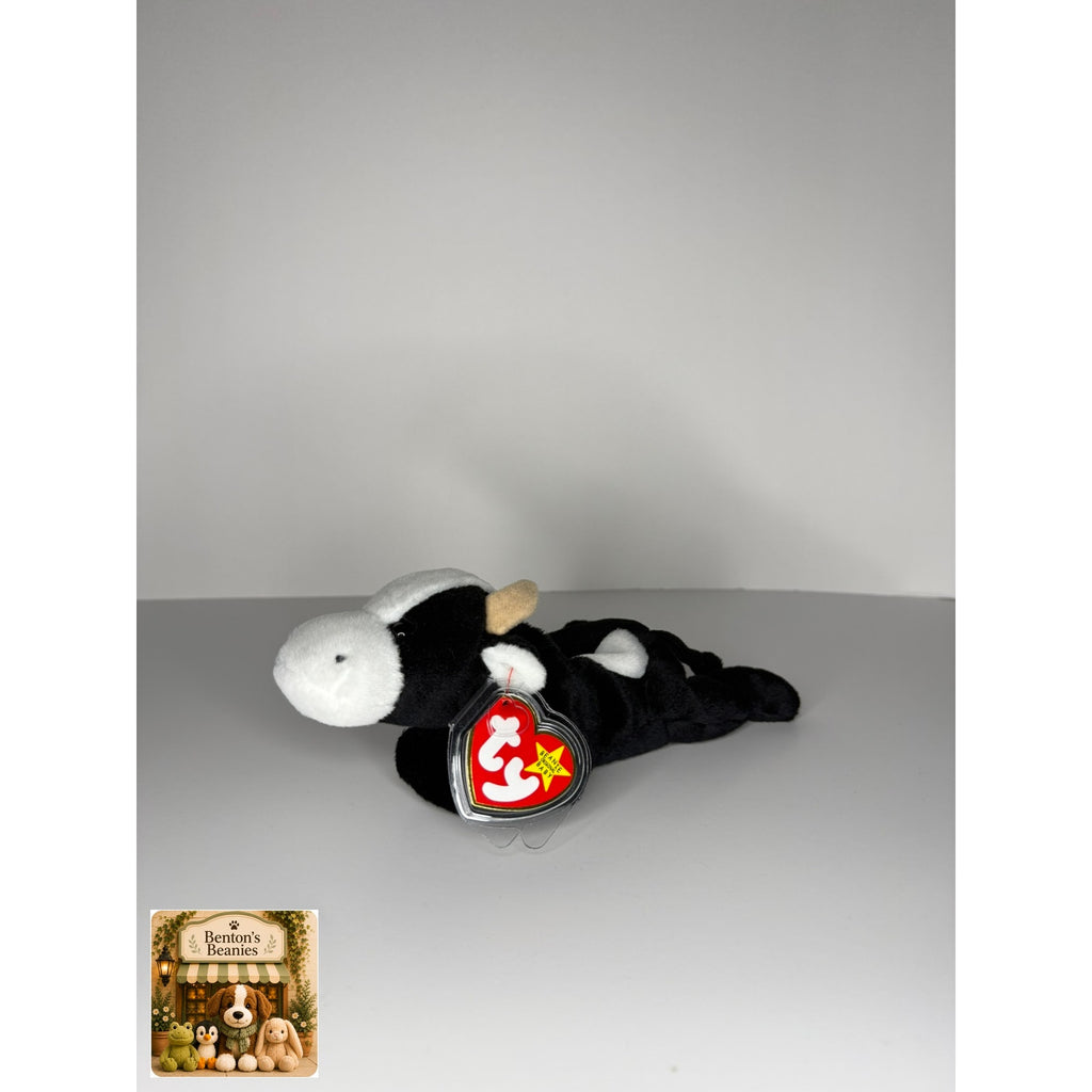 Daisy the Cow TY Beanie Baby | Mint Heart/Tush Tag