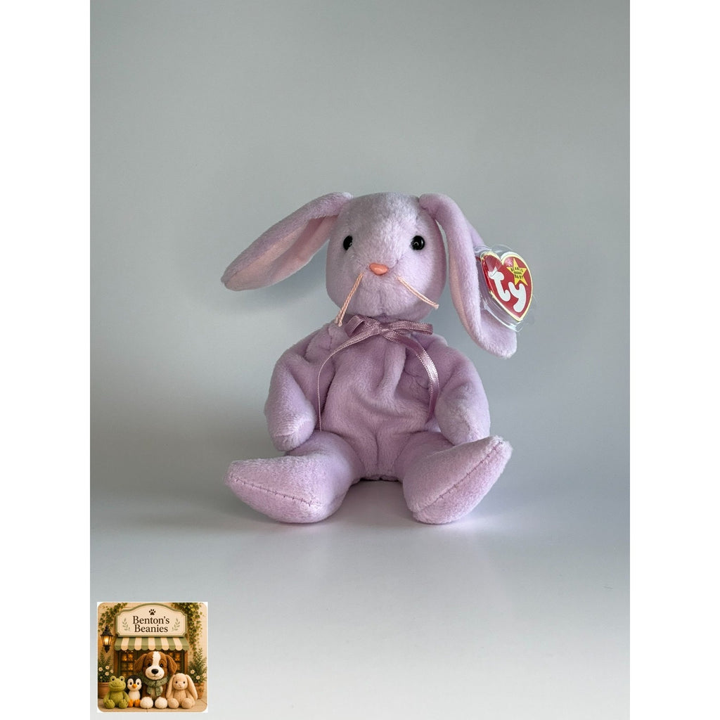 Floppity the Rabbit TY Beanie Baby | Mint Heart & Tush Tag