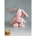 Hoppity the Pink Rabbit TY Beanie Baby | Mint Heart & Tush Tag