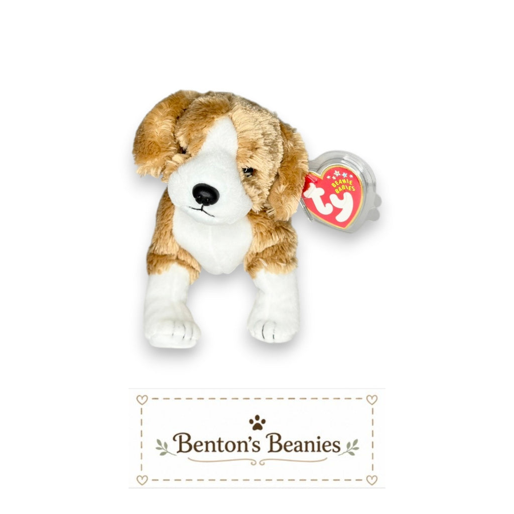 Side-Kick the Dog TY Beanie Baby | Mint Heart & Tush Tag