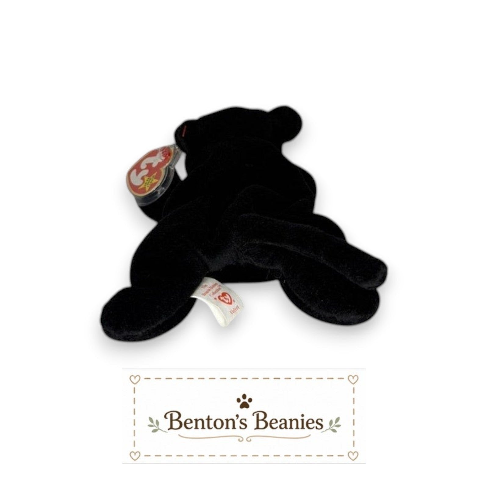 Velvet the Black Panther TY Beanie Baby | (Shiny) Mint Tags