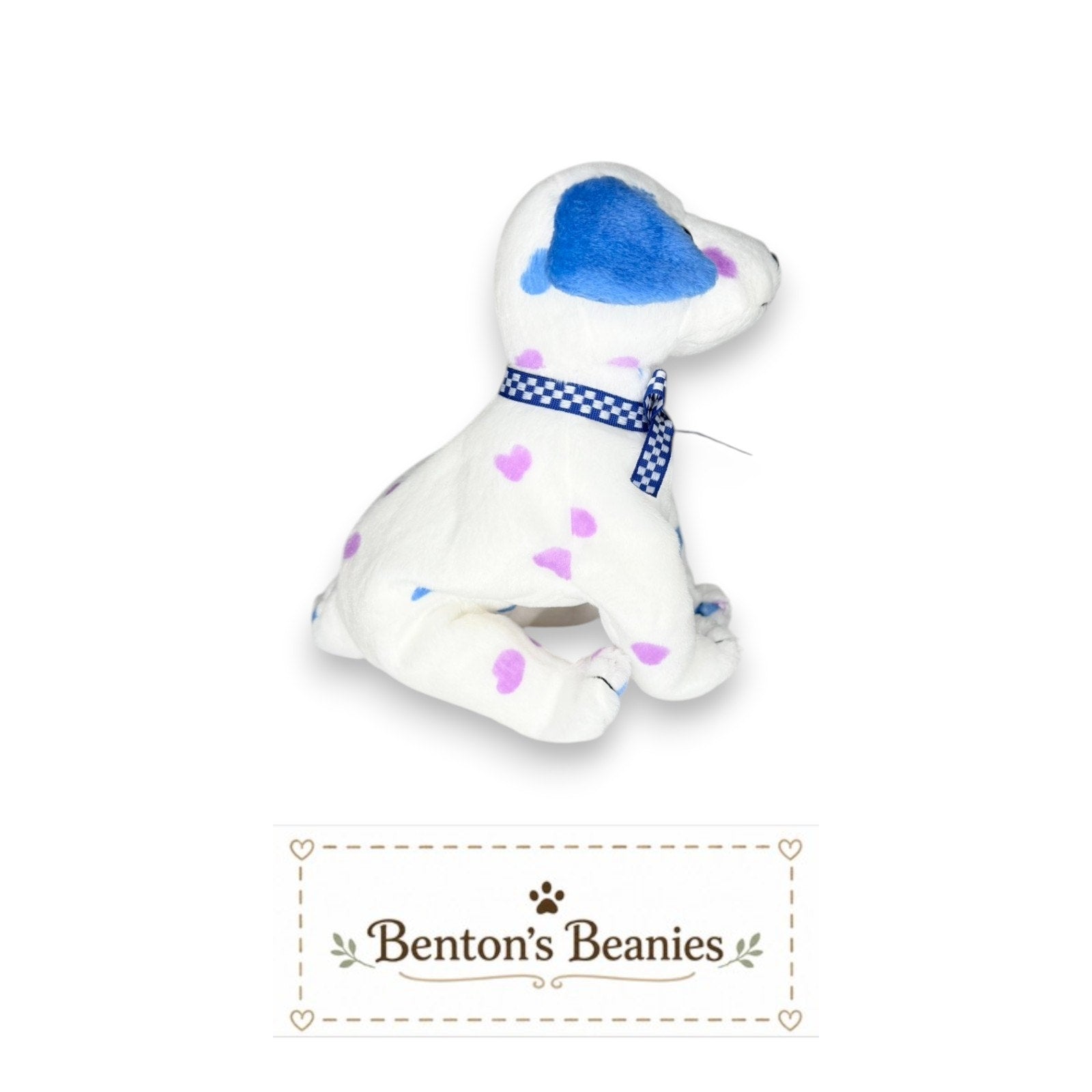Dizzy the Pastel Dog TY Beanie Baby | Mint Heart & Tush Tag