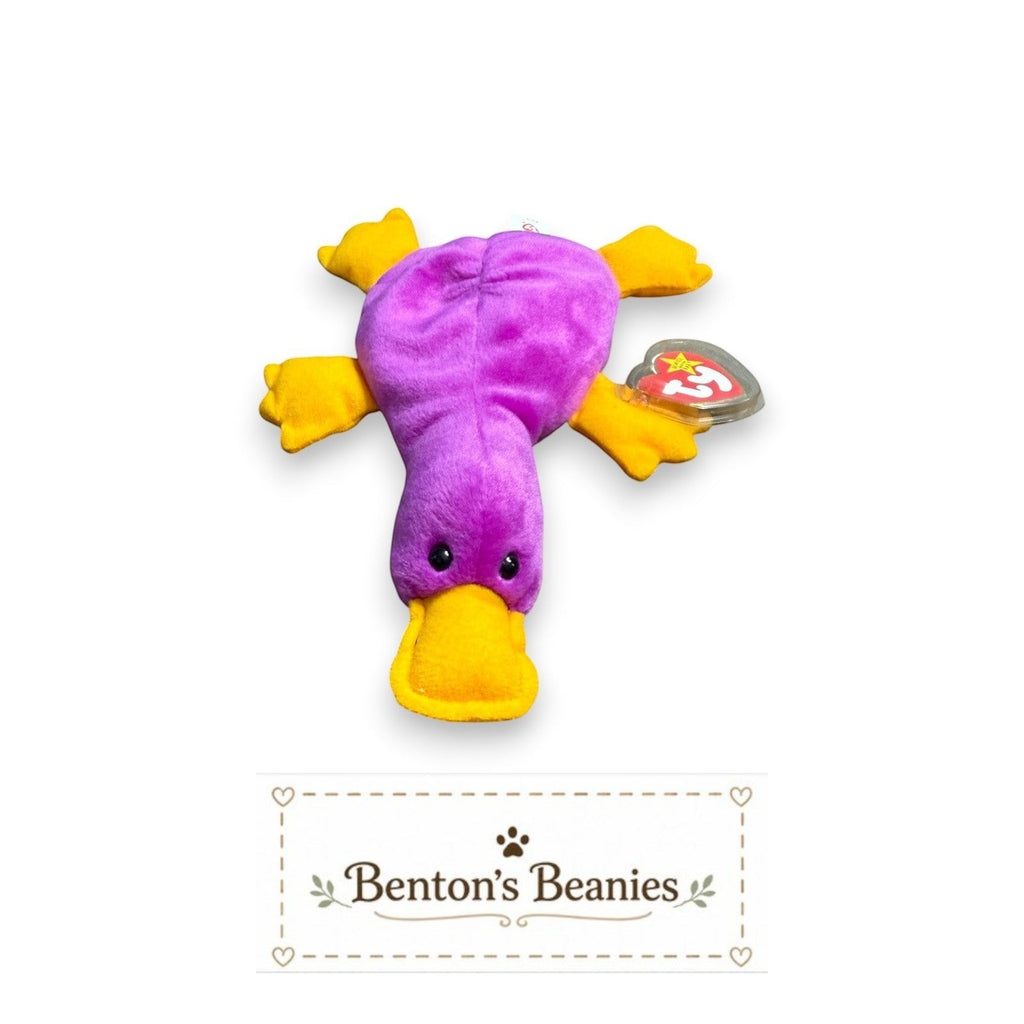 Patti the Platypus TY Beanie Baby | Mint Heart & Tush Tag