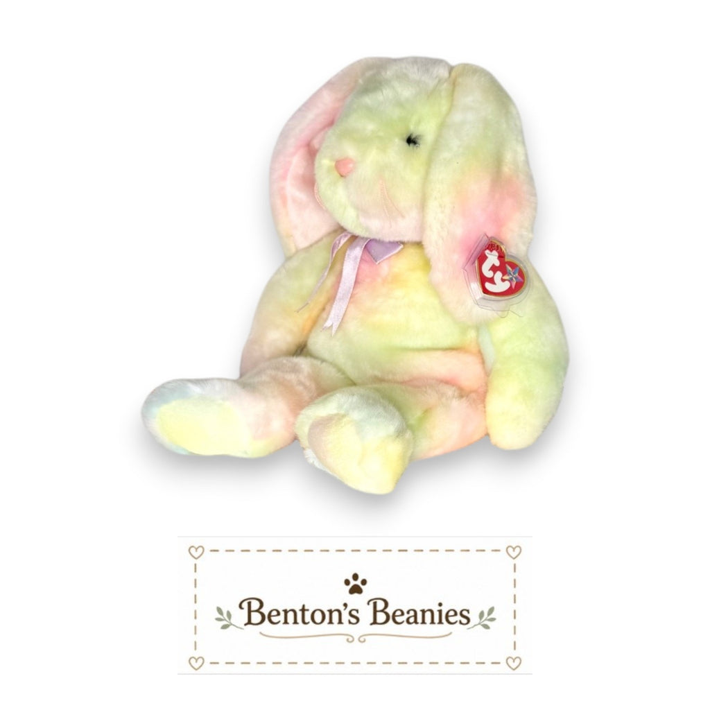 Hippie the Bunny TY Beanie Buddies | Mint Heart & Tush Tags