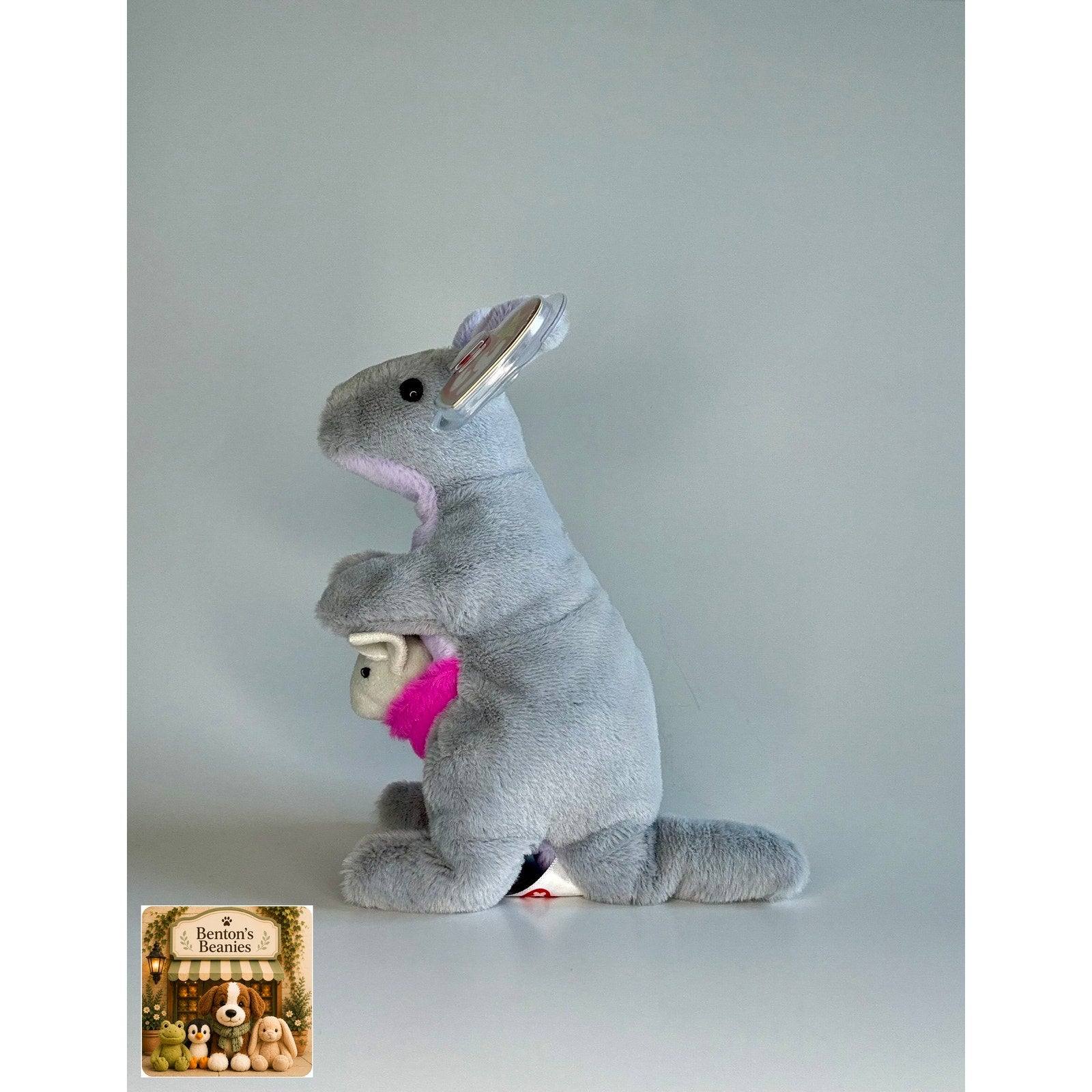 Kayla the Kangaroo TY Beanie Baby | Mint Heart/Tush Tag NEW