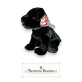 Luke the Black Lab TY Beanie Buddies | Mint Heart/Tush Tags