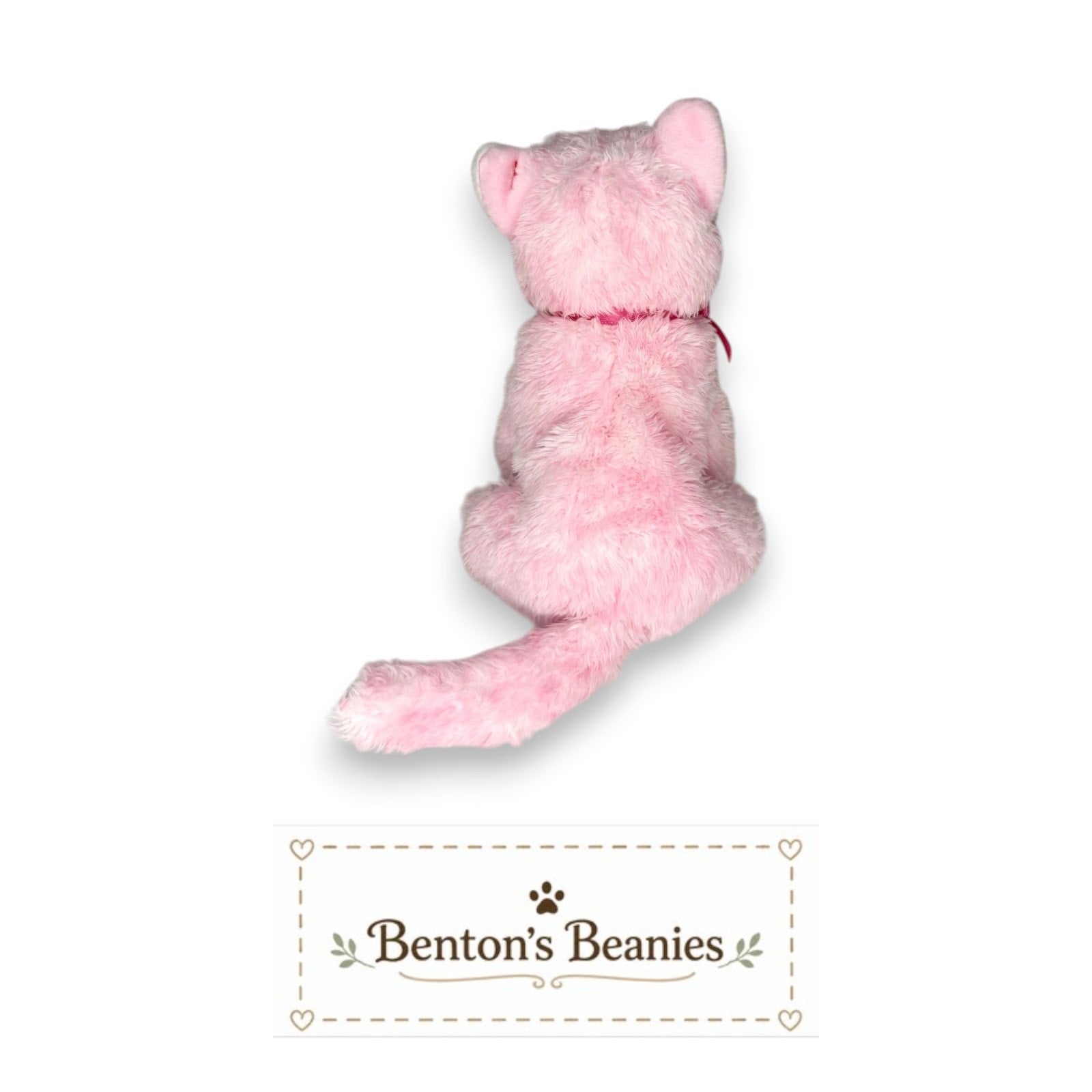 Fleur the Cat TY Beanie Baby | Mint Heart & Tush Tag