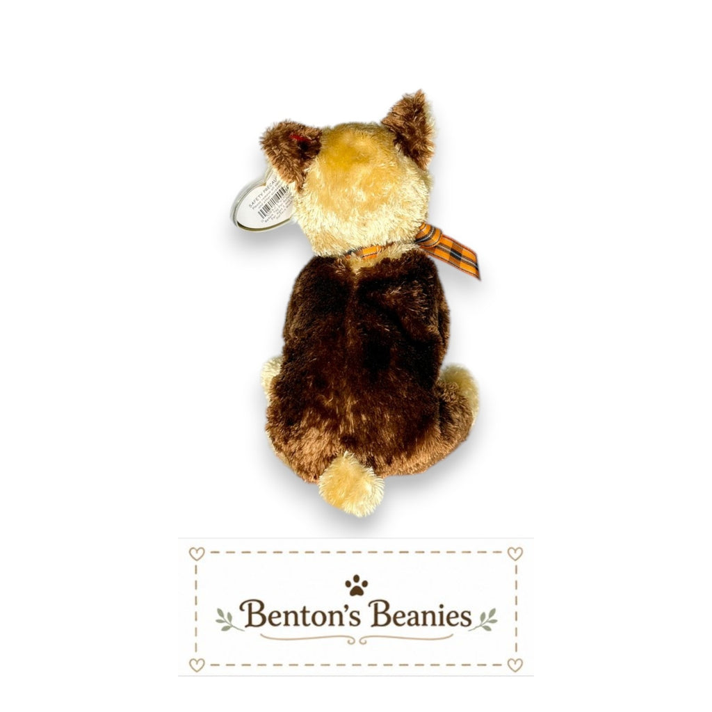 Fidget the Dog TY Beanie Baby | Mint Heart & Tush Tag