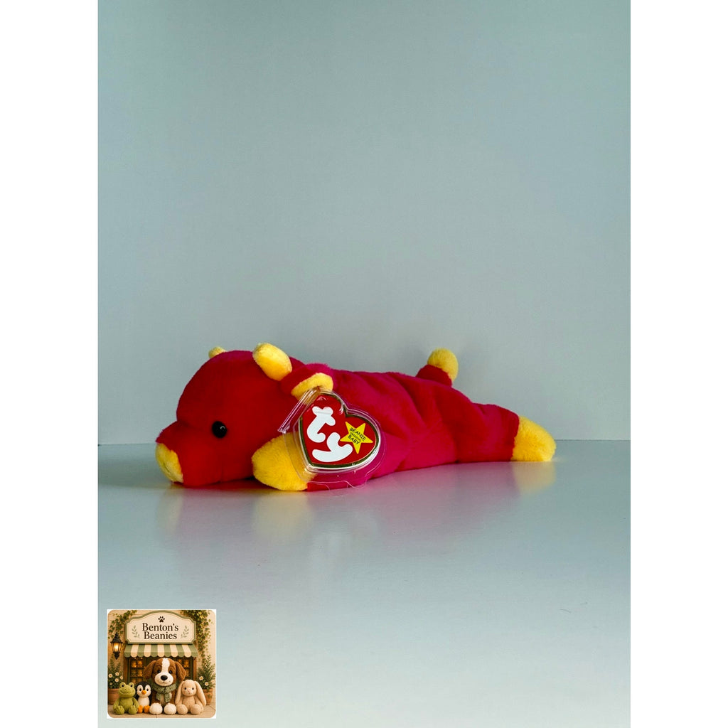 Snort II the Bull TY Beanie Baby | Mint Heart/Tush Tag NEW