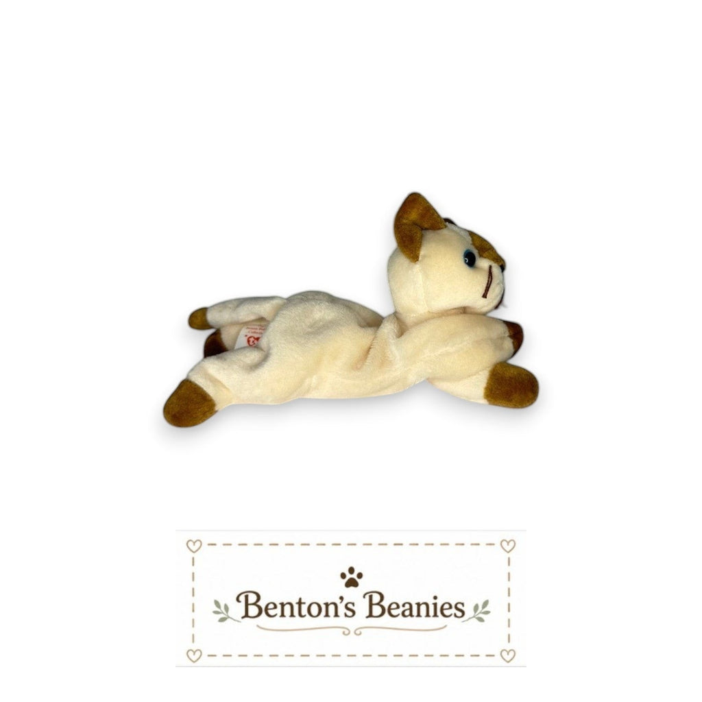 Snip the Siamese Cat TY Beanie Baby | Mint Heart & Tush Tag