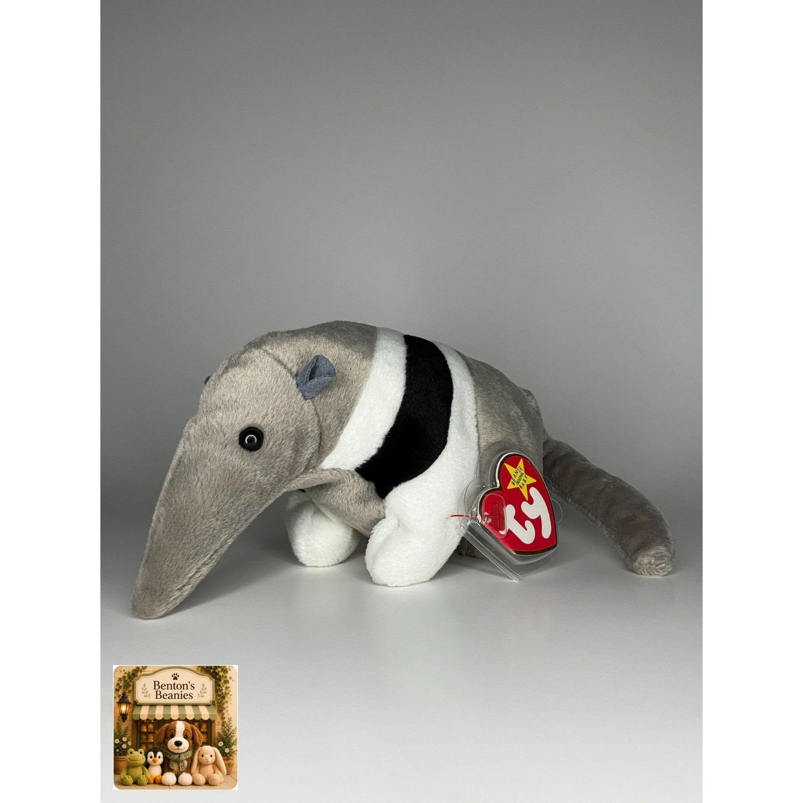 Ants the Anteater TY Beanie Baby | Mint Heart & Tush Tag