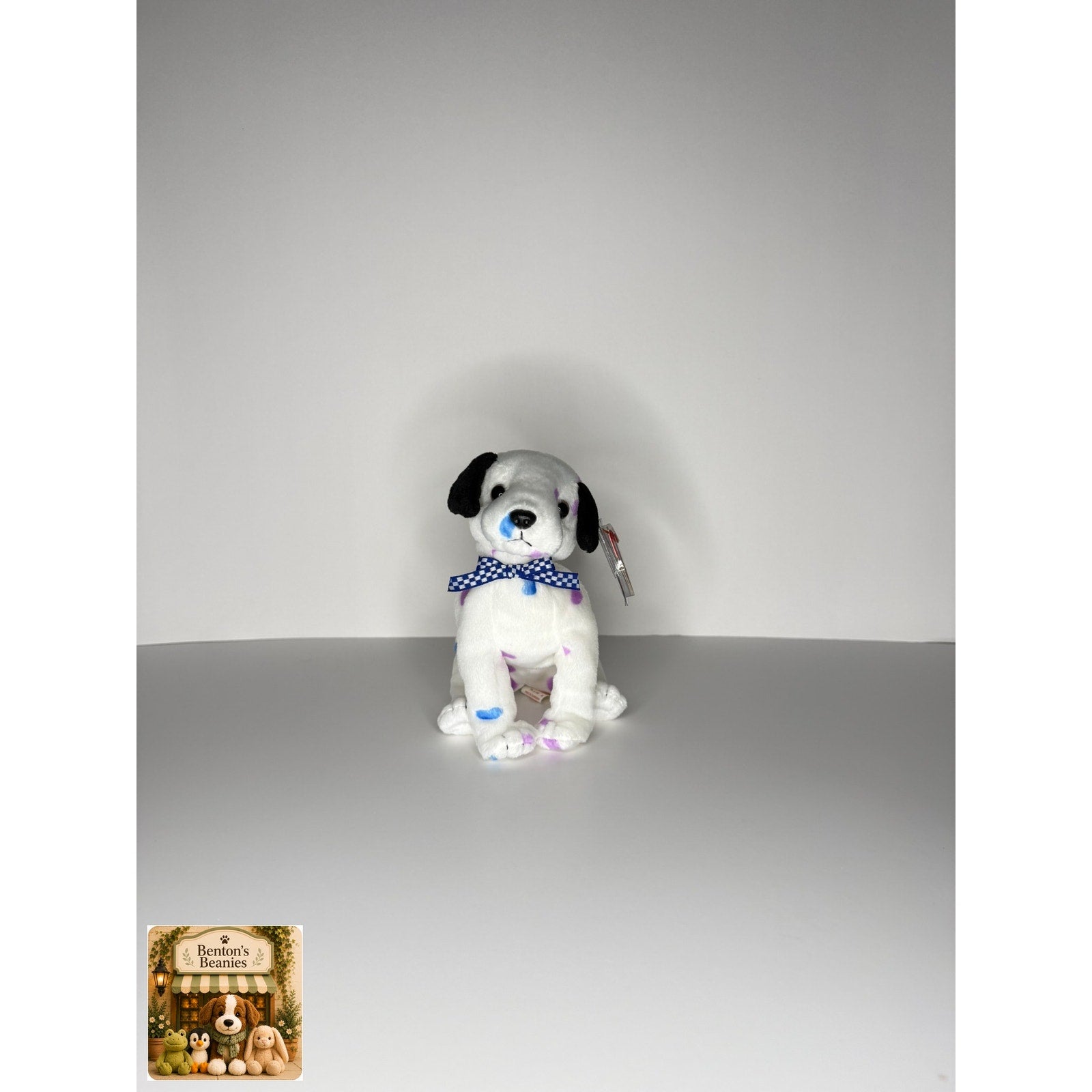 Dizzy the Dog TY Beanie Baby | Mint Heart & Tush Tag