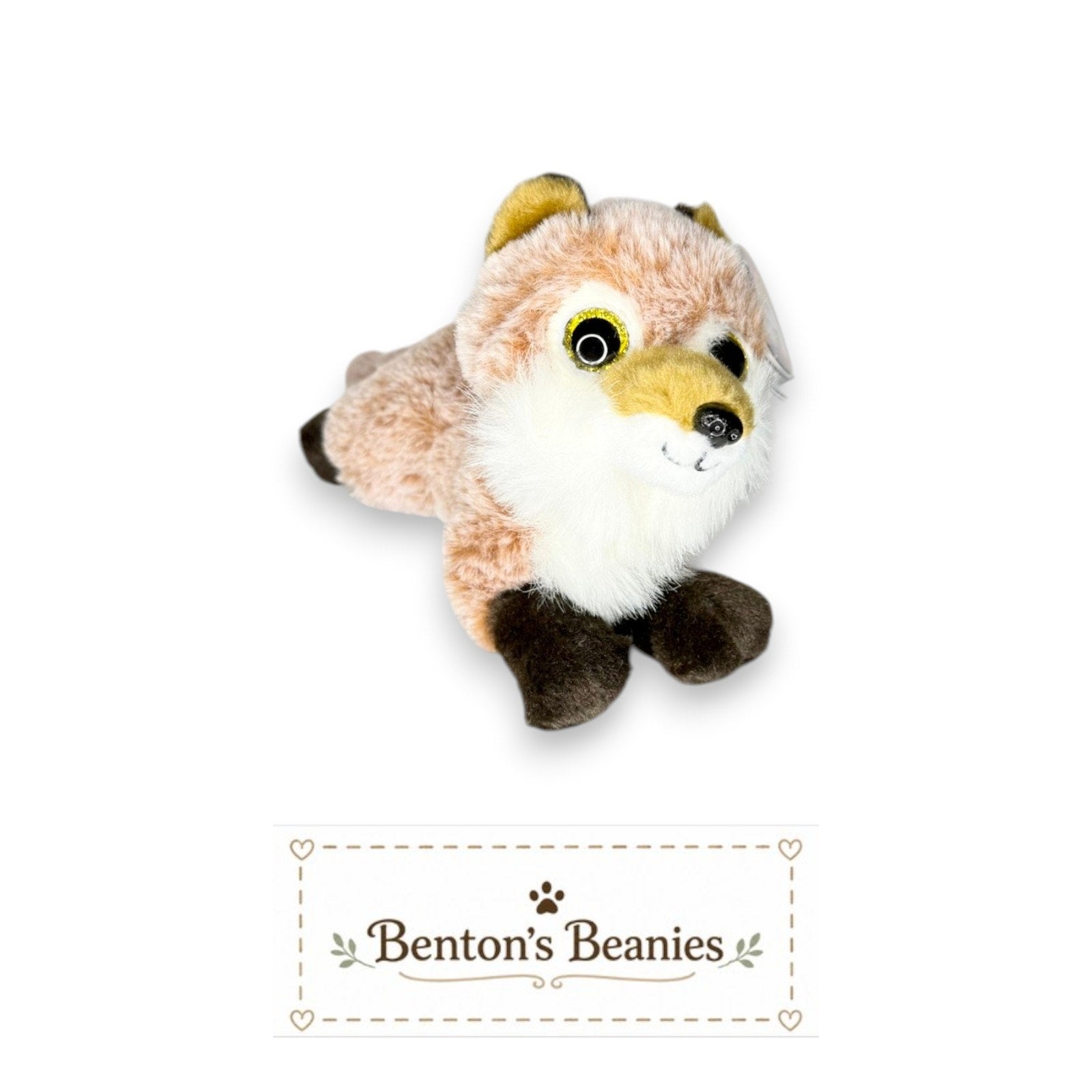 Fredrick the Fox TY Beanie Baby | Mint Heart & Tush Tag