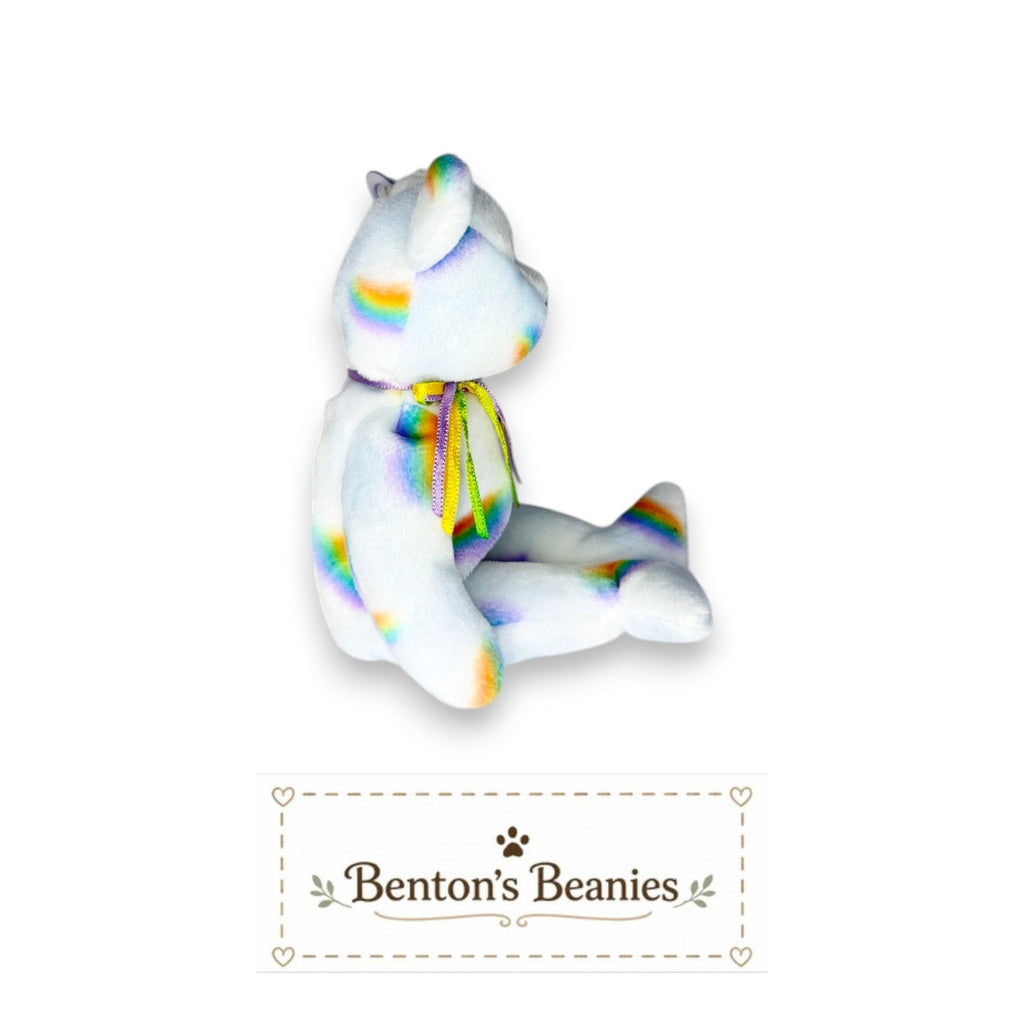 Cheery the Bear TY Beanie Baby | Mint Heart/Tush Tag