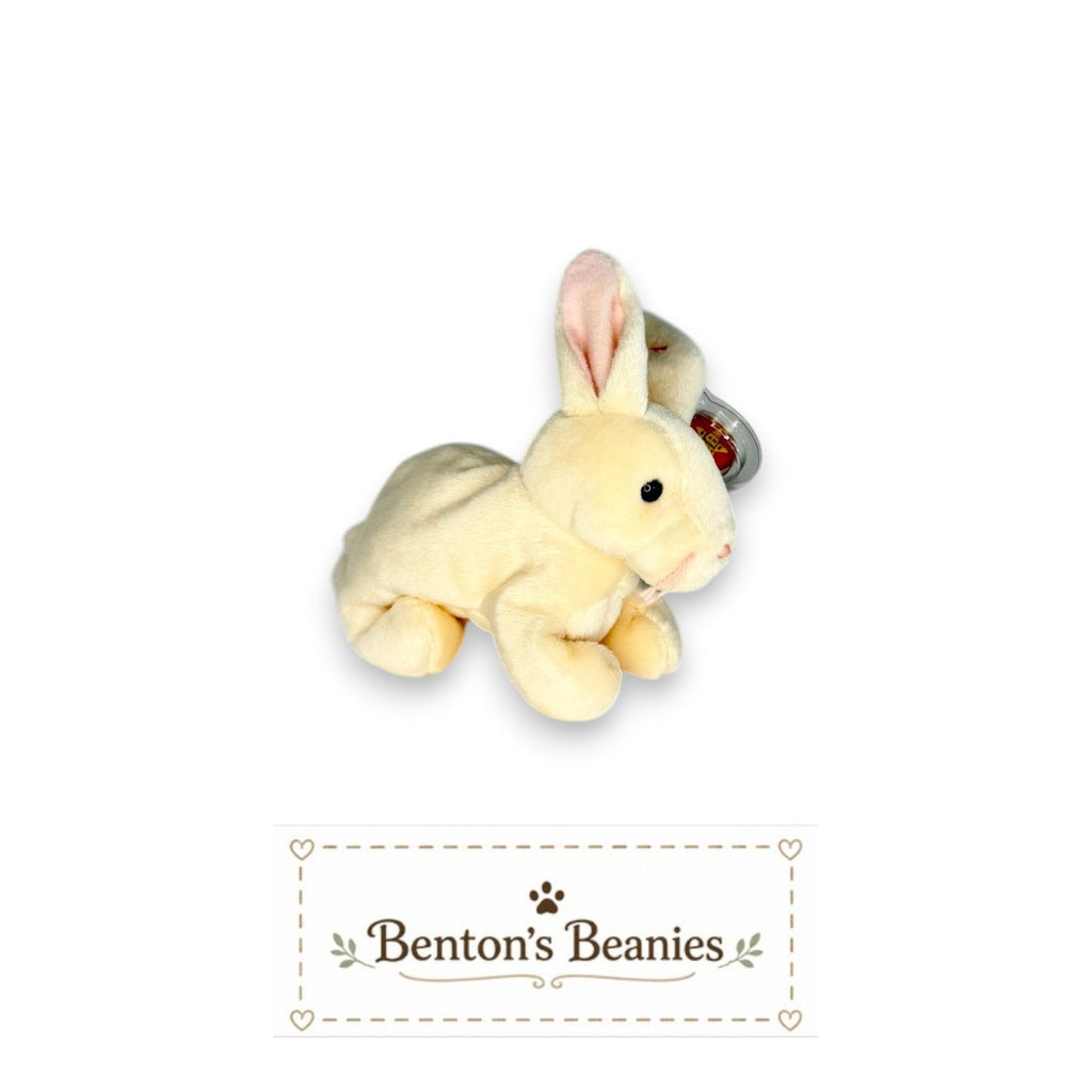 Nibbler the Rabbit TY Beanie Baby | Mint Heart & Tush Tag