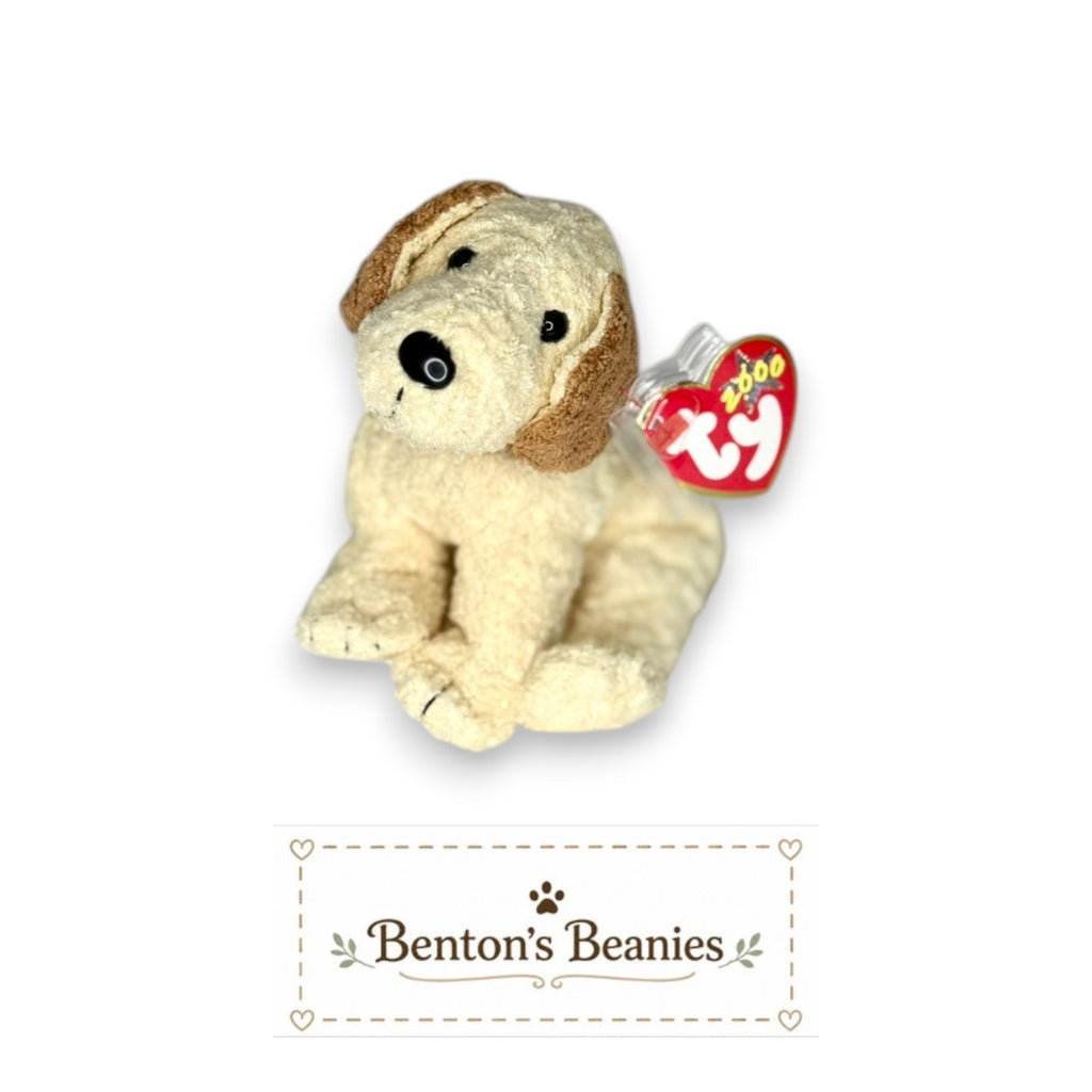 Rufus the Dog TY Beanie Baby | Mint Heart & Tush Tag