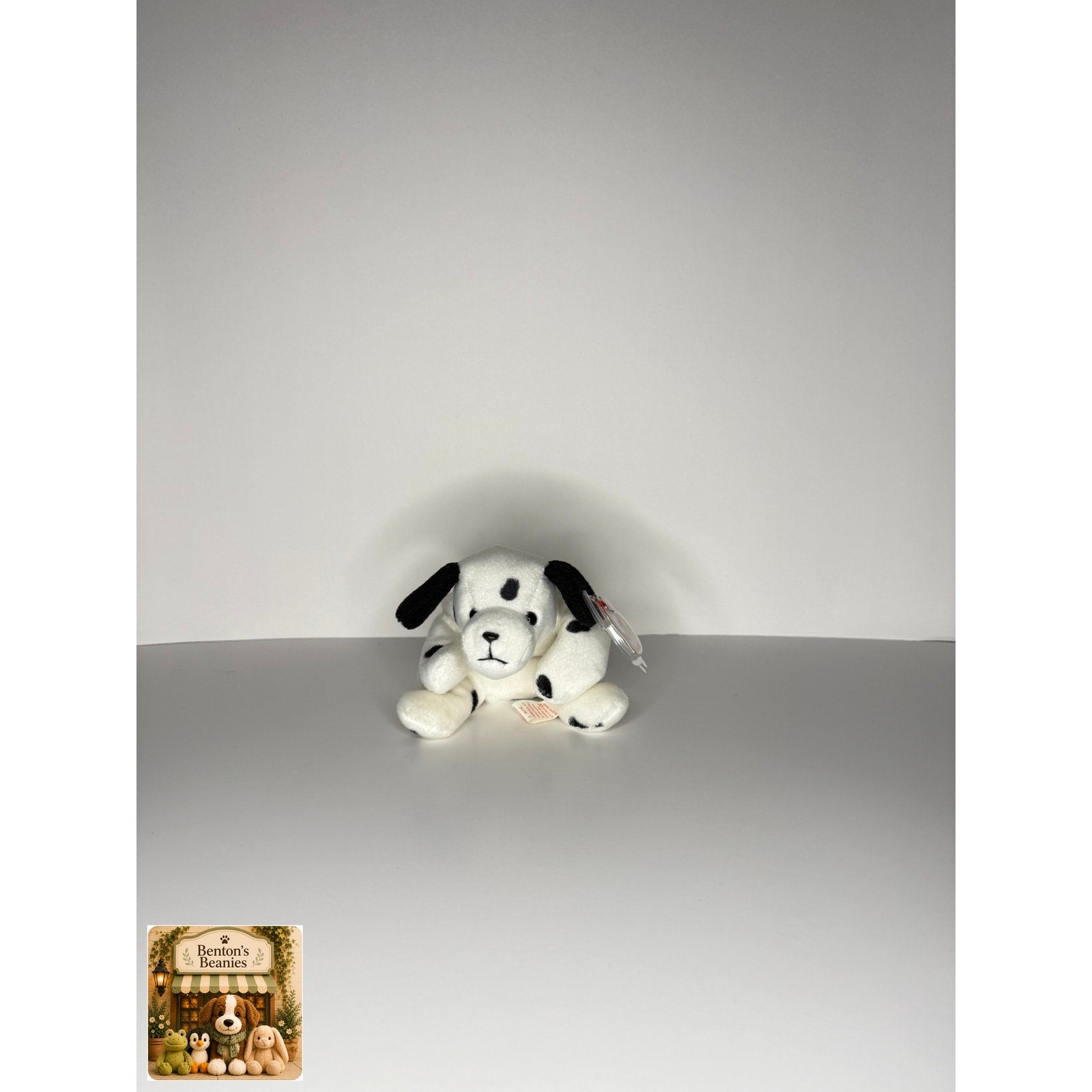 Dotty the Dalmation TY Beanie Baby | Mint Heart & Tush Tag