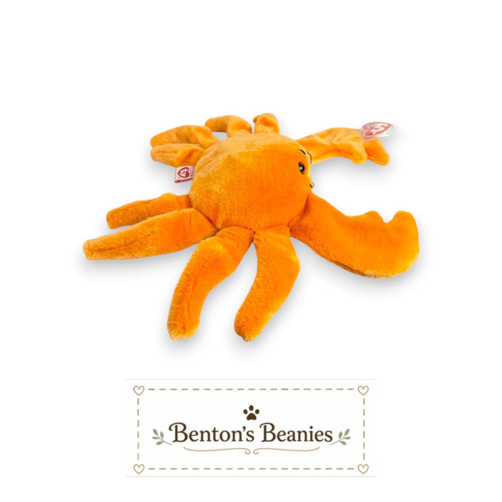 Digger the Crab TY Beanie Buddies | Mint Heart & Tush Tags