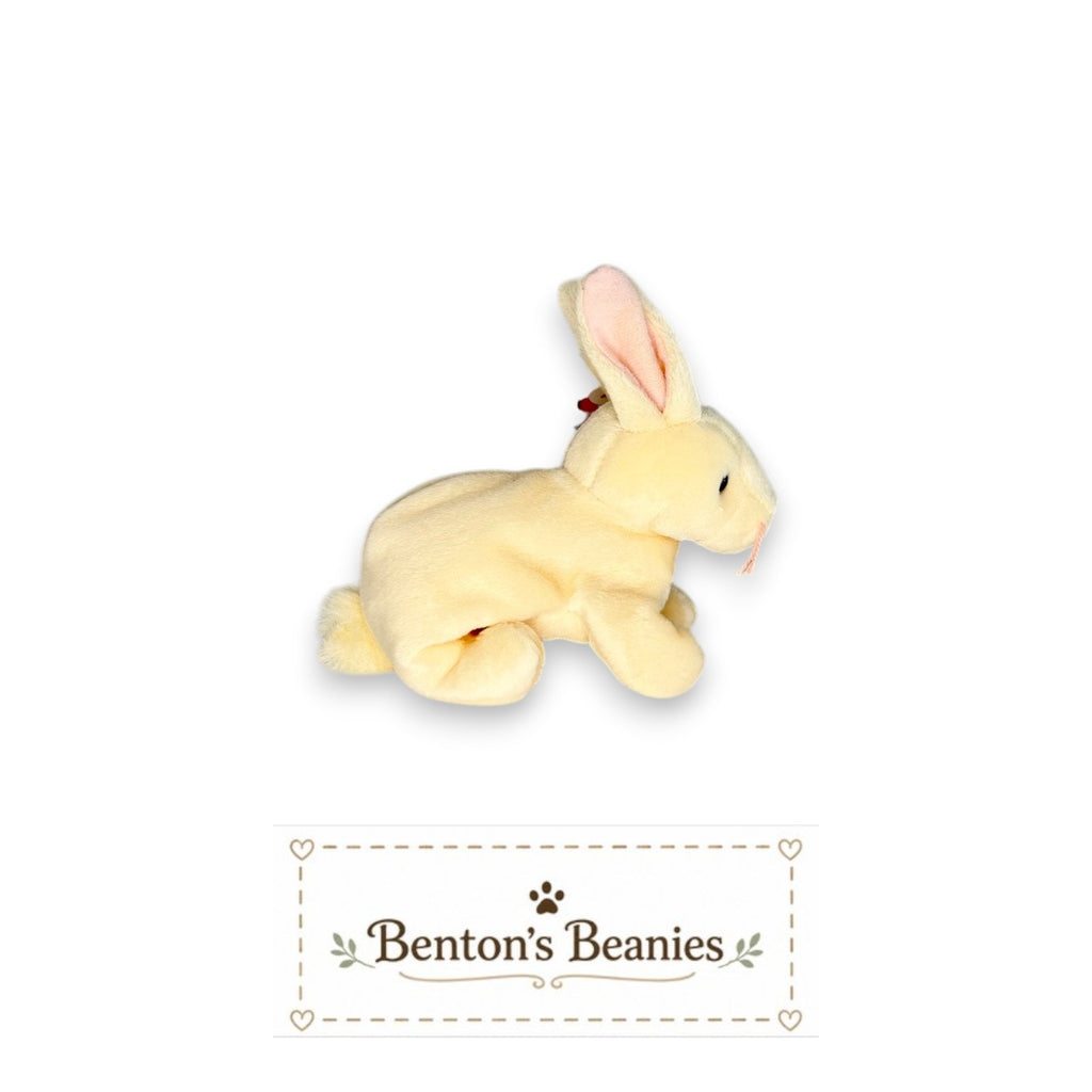 Nibbler the Rabbit TY Beanie Baby | Mint Heart & Tush Tag