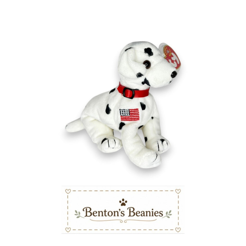 Rescue the Dalmatian TY Beanie Baby | Mint Heart & Tush Tags