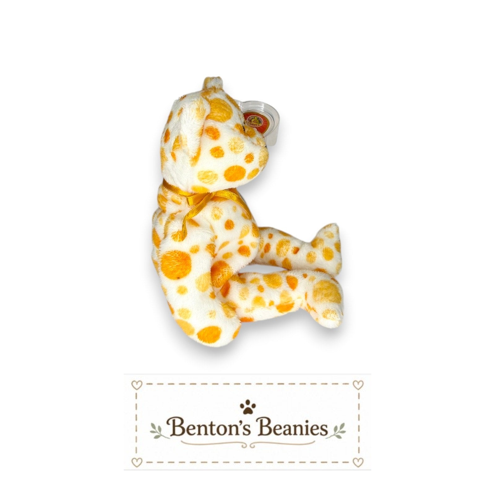 Alani the Bear TY Beanie Baby | Mint Heart & Tush Tag