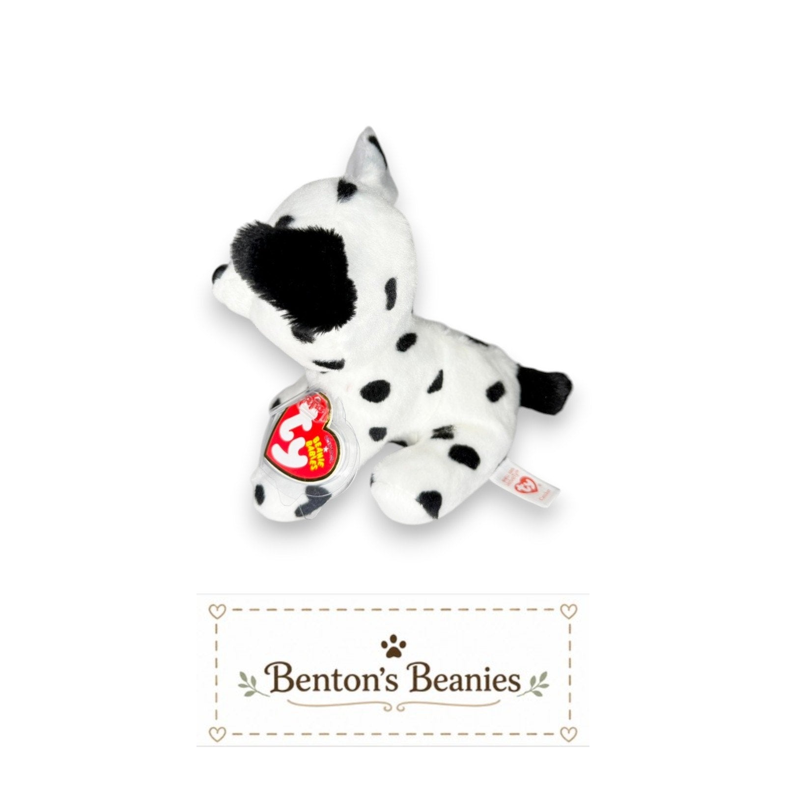 Catcher the Dalmation TY Beanie Baby | Mint Heart & Tush Tag