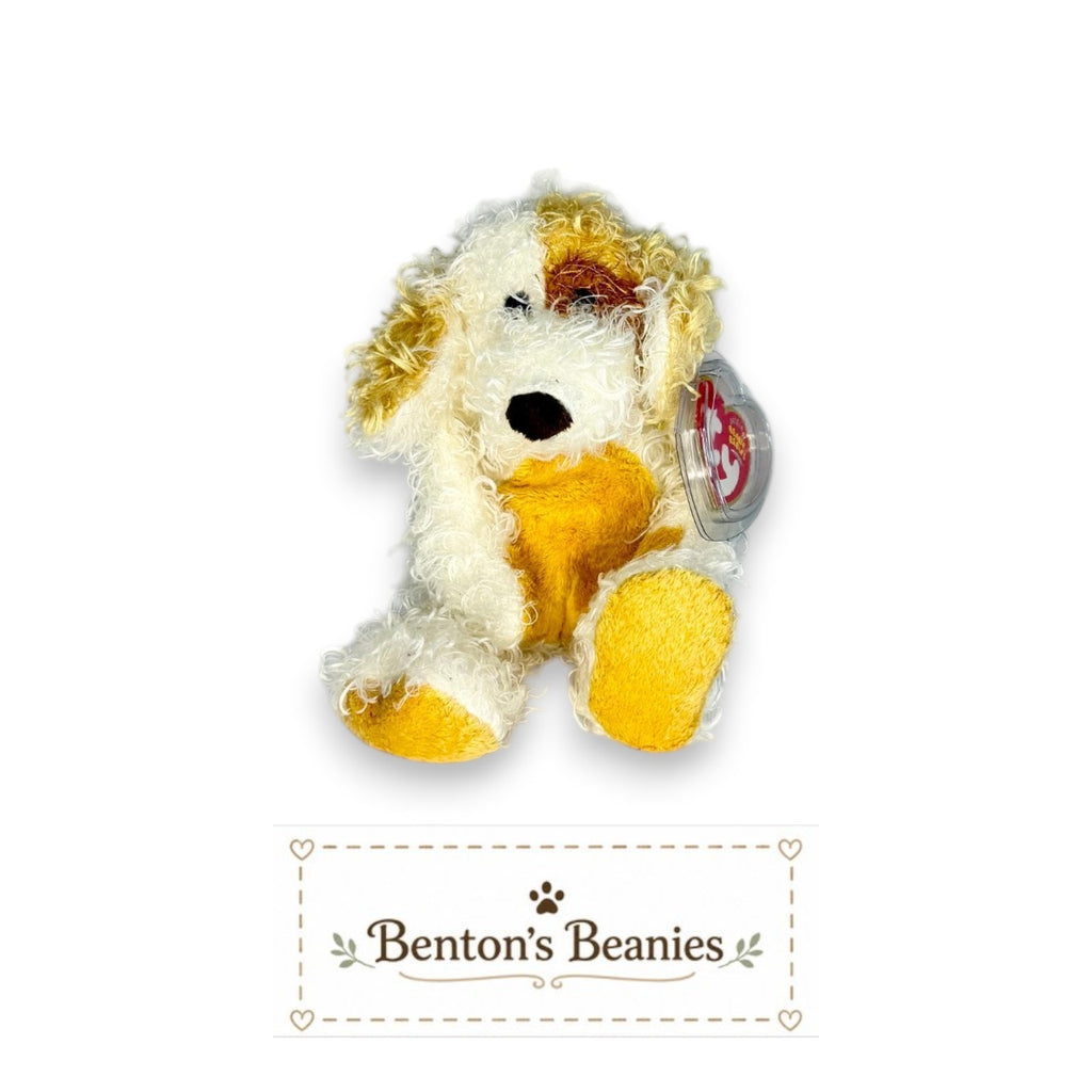 Diggs the Dog TY Beanie Baby | Mint Heart & Tush Tag