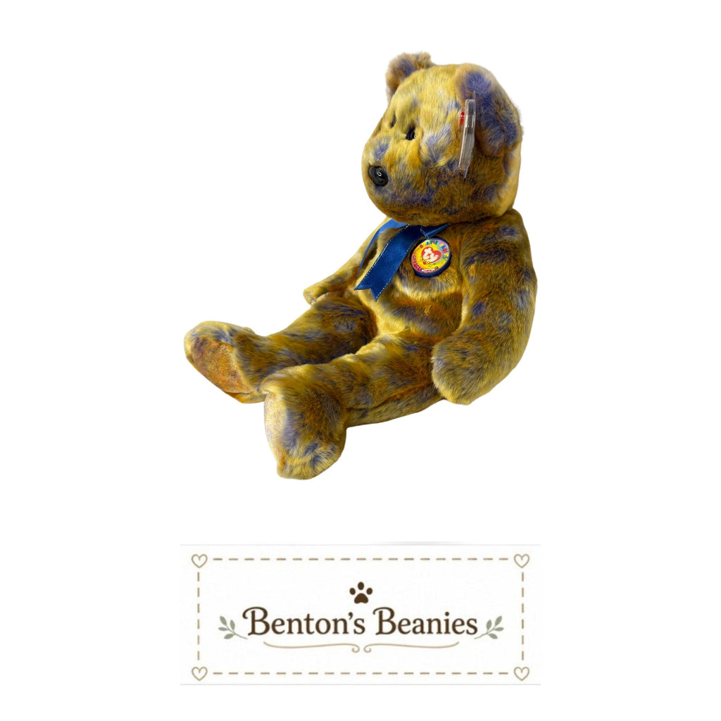 Clubby III Bear TY Beanie Buddies | Mint Heart & Tush Tags